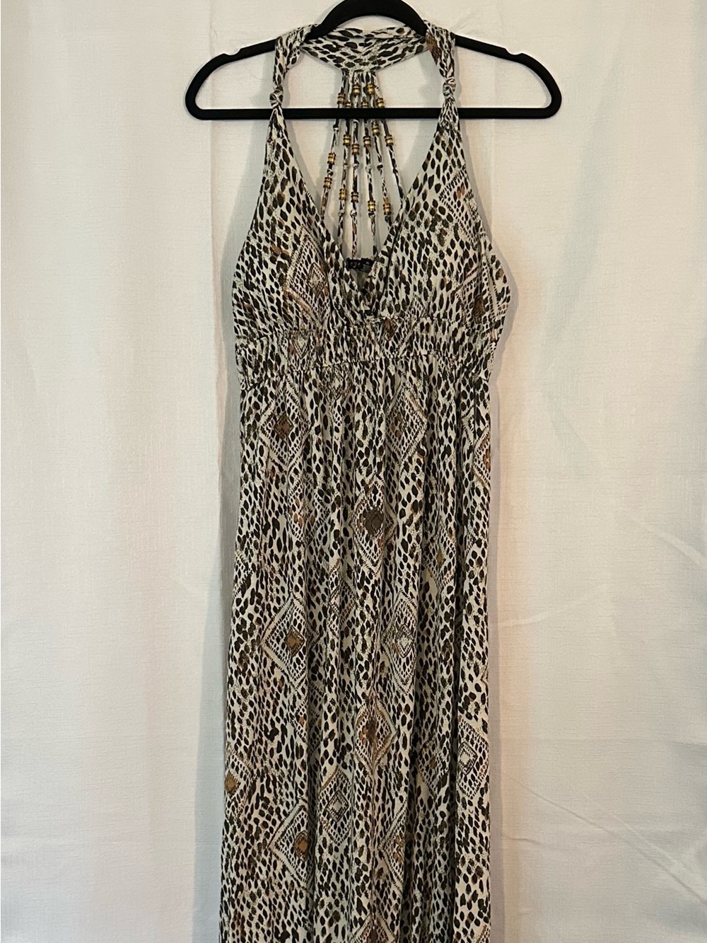 eye candy Halter Maxi Dress